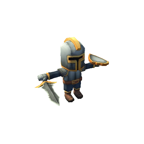 Medieval Knight Blue